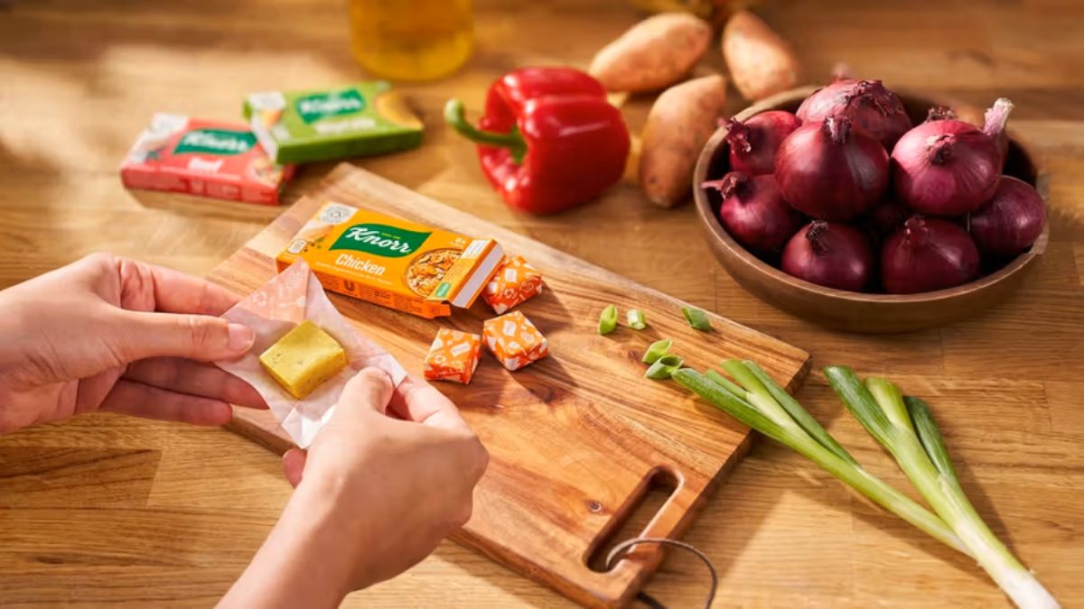 Knorr's nieuwe recyclebare verpakking bouillonblokjes