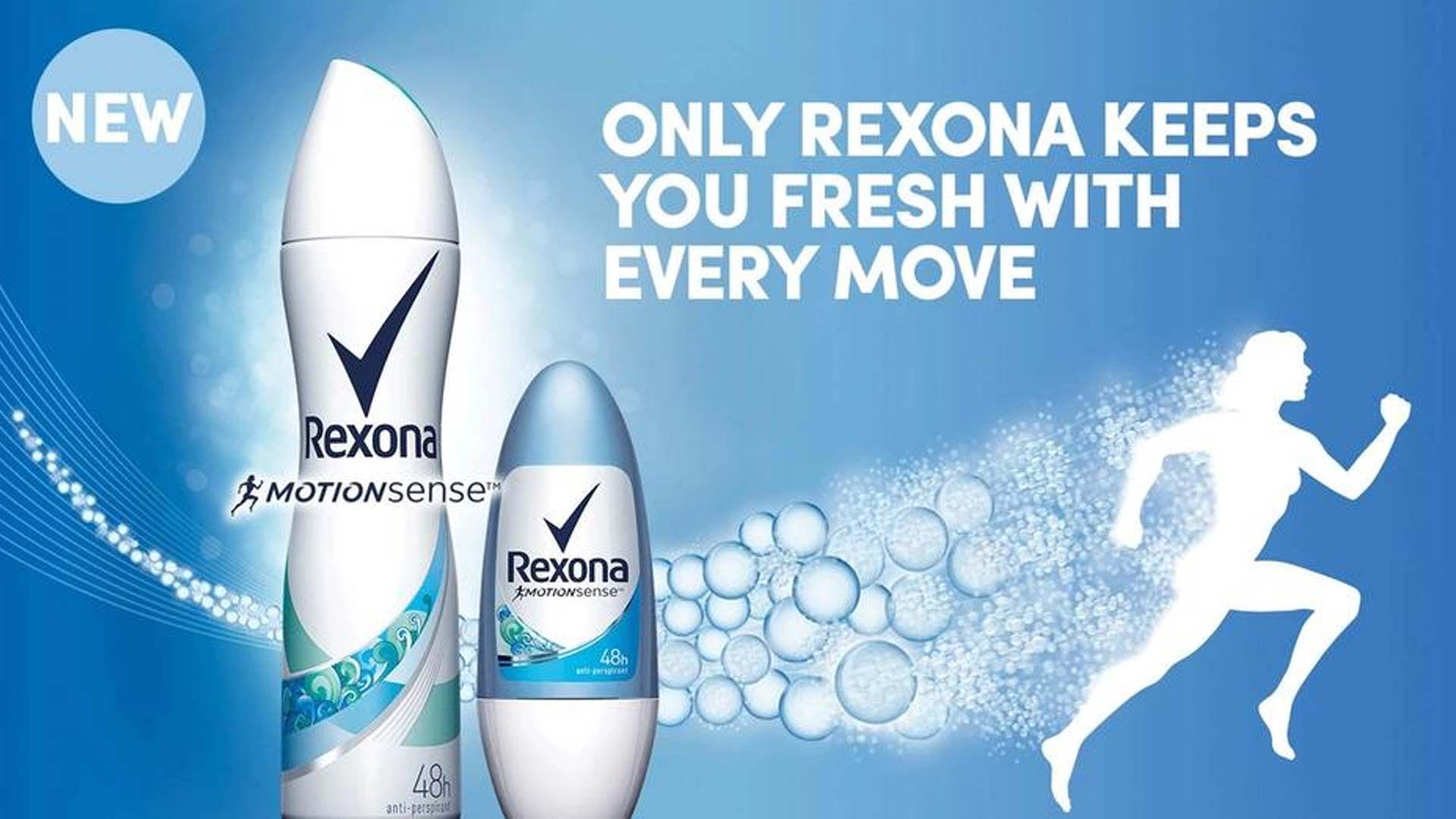 Rexona advertising banner