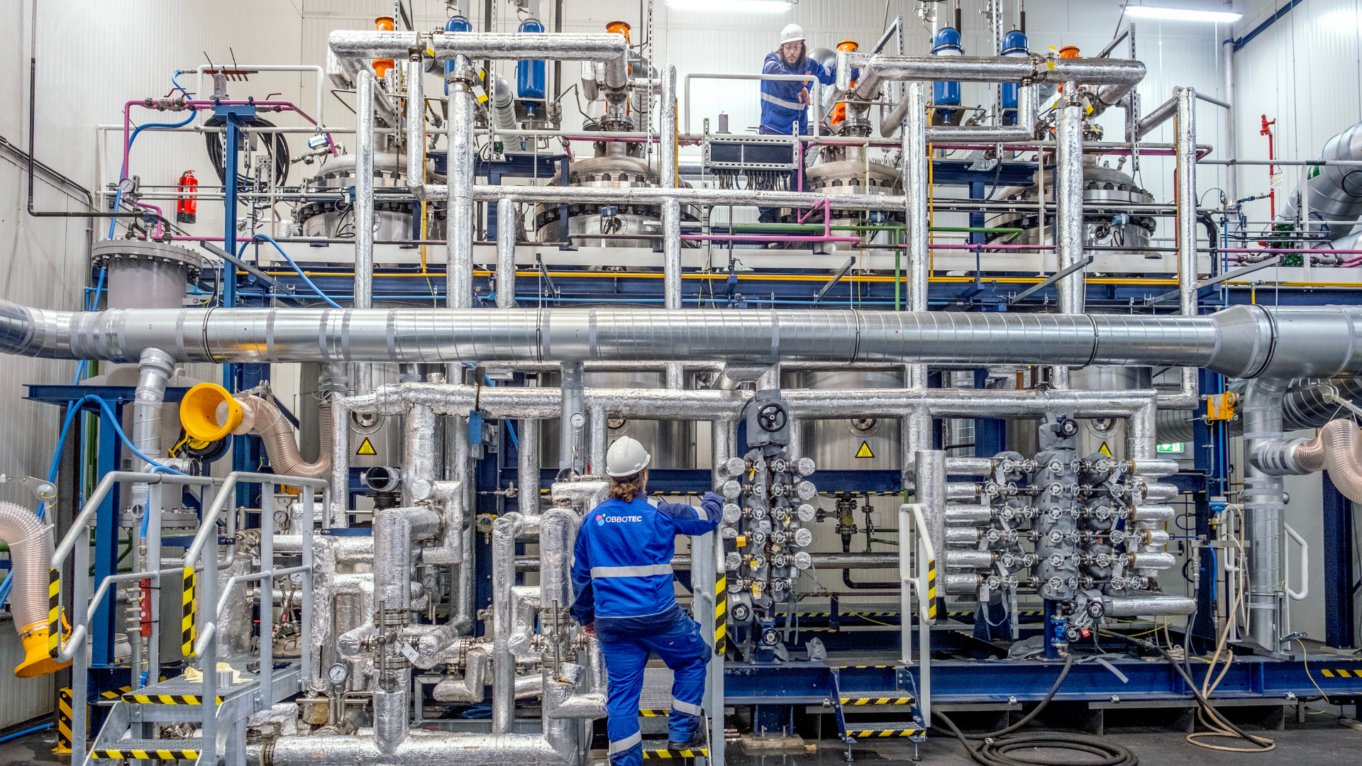 Plastic recycling pilot in OBBOTEC fabriek