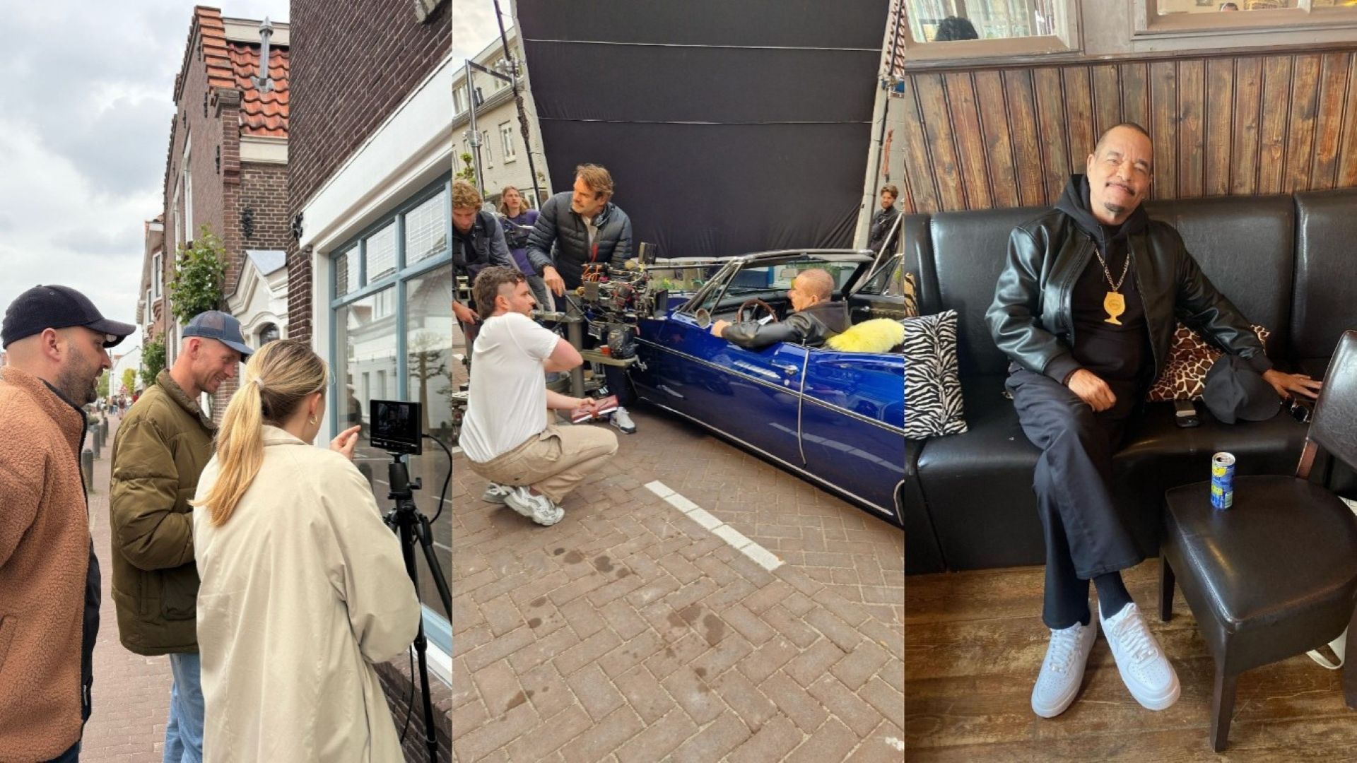 Behind the scenes bij het opnemen van de campagne.